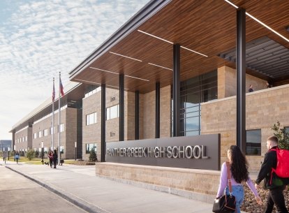 Panther Creek HS Entrance