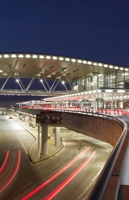 BNA Approach Photo at Night