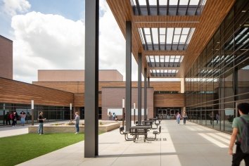 Panther Creek HS Cafeteria Exterior