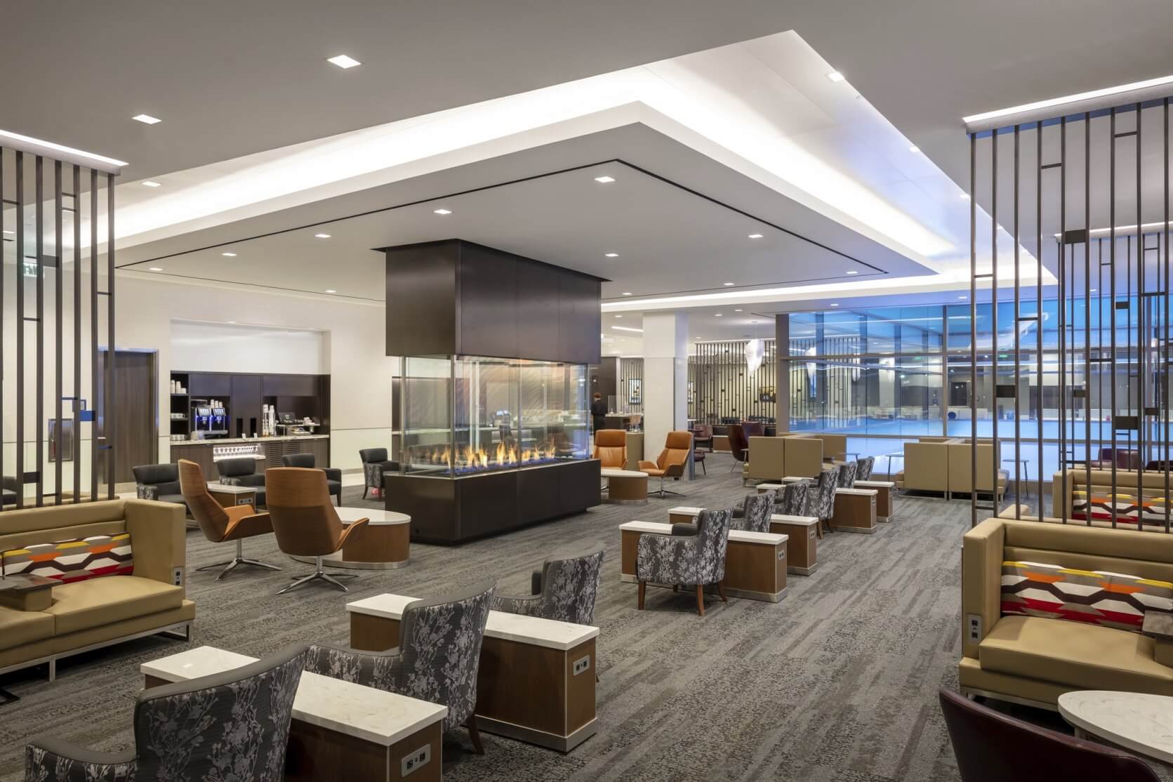 Delta Sky Club at Salt Lake City Airport | Corgan